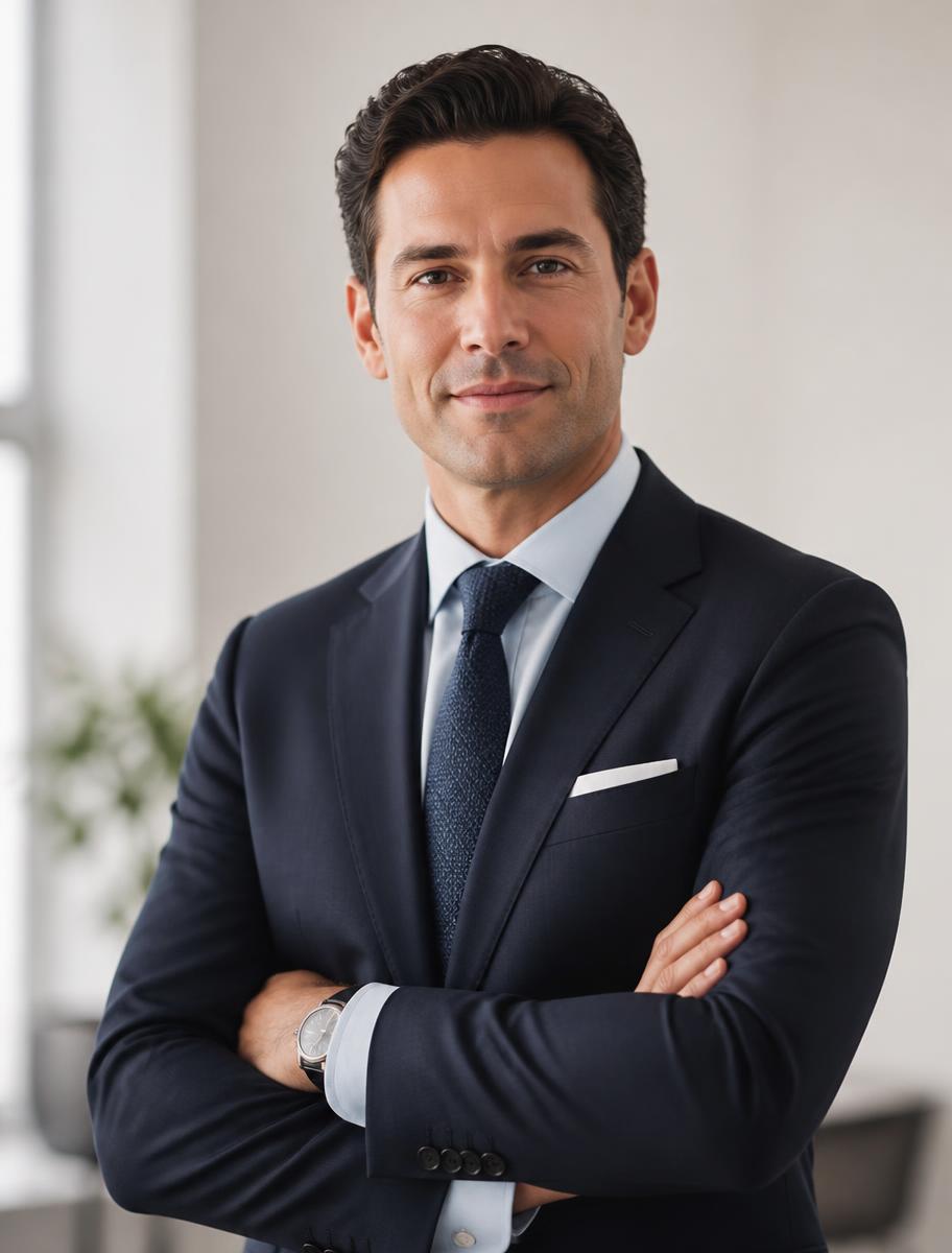 Confident sales professional recruited by Marino Impact